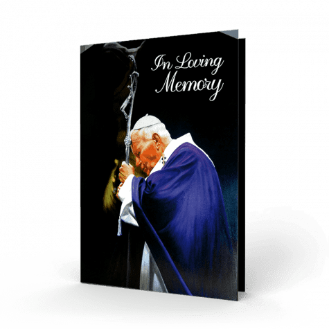 Pope John Paul II Memorial Card #2 (RMC-05)