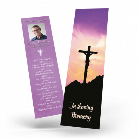 Jesus on the Cross Memorial Bookmark (RBM-15)