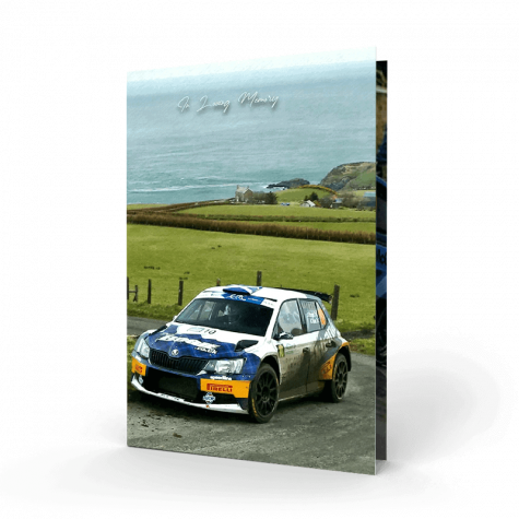 rally-car-memorial-card