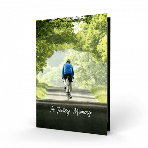 Cyclist Memorial Card