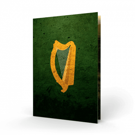 celtic-harp-memorial-card