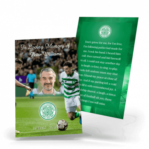 Celtic FC Memorial Wallet Card