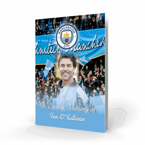 Manchester City FC Memorial Card