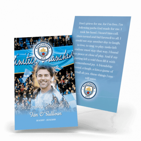 Manchester City Memorial Wallet Card