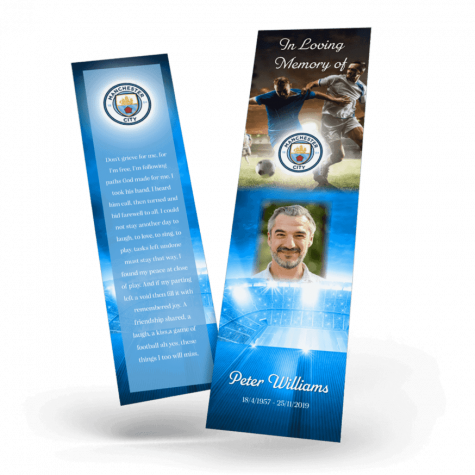 Manchester City FC Memorial Bookmark (SBM-11A)