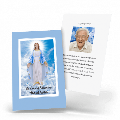 Our Lady in Heaven Wallet Card