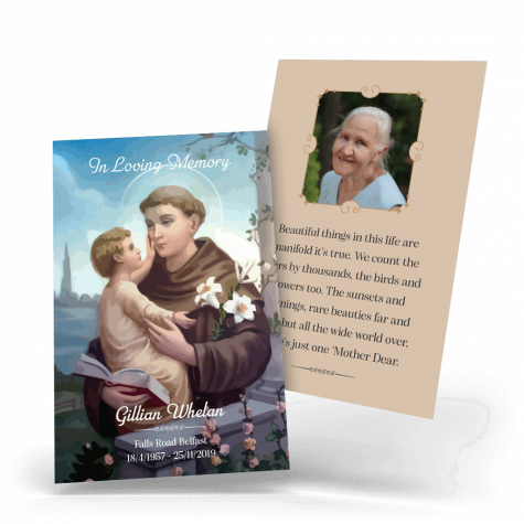 St Anthony Wallet Card