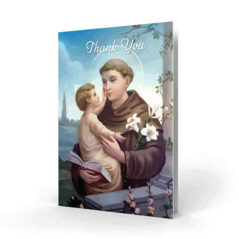 St Anthony Thank You Card