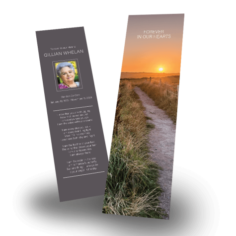 ardmore-cliff-walk-at-sunset-bookmark-card