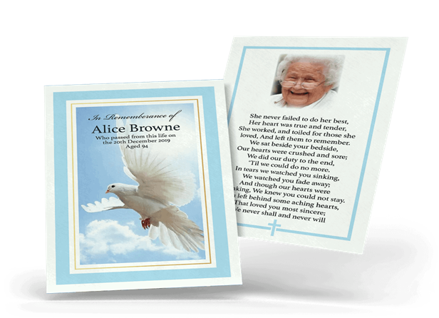 Verses for Memorial Cards