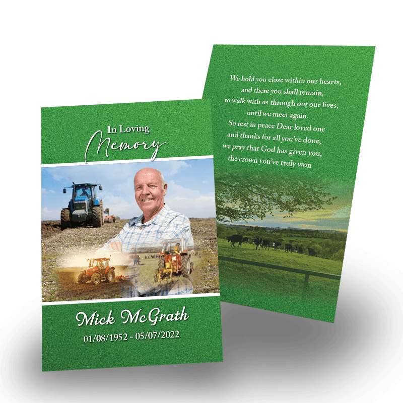 Contemporary 2 Farmer Wallet Card